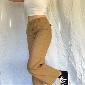 Retro 90s style brown Talbots trouser pants.